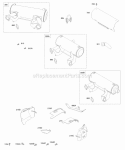 Mufflers Air Guides Diagram and Parts List for 542477-0116-E1  Briggs and Stratton Engine